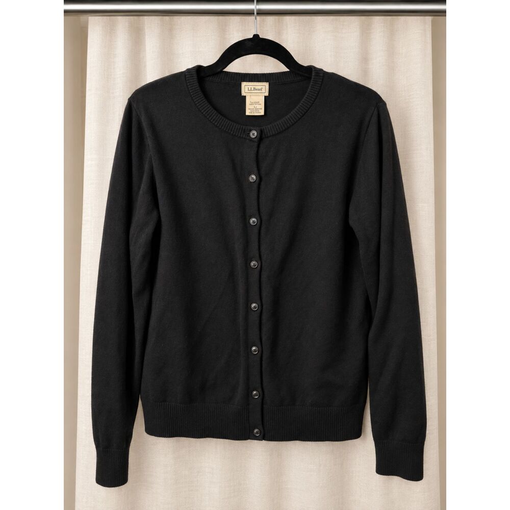 L.L.Bean black cardigan
